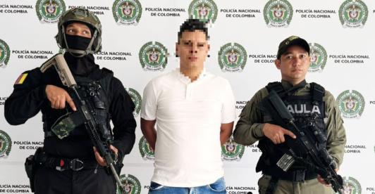 Captura de máximo cabecilla del Tren de Aragua. / Foto: Policía de Colombia.