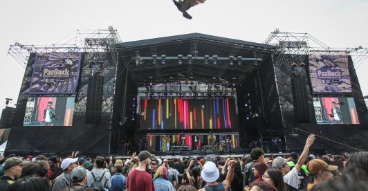 Concierto PazRock, Plaza de Bolívar en Bogotá, 2023.