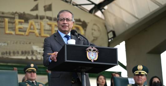 Palestina va a condecorar al Presidente Gustavo Petro. / Foto: AFP.