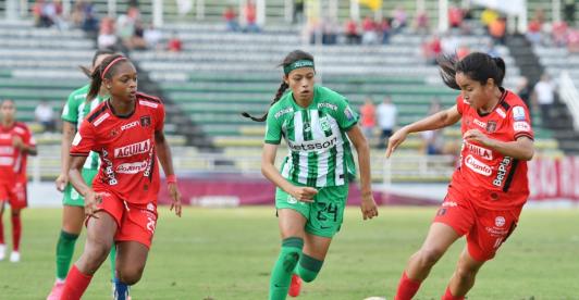 Cuadrangulares de la liga femenina por Señal Colombia. / Foto: Dimayor.