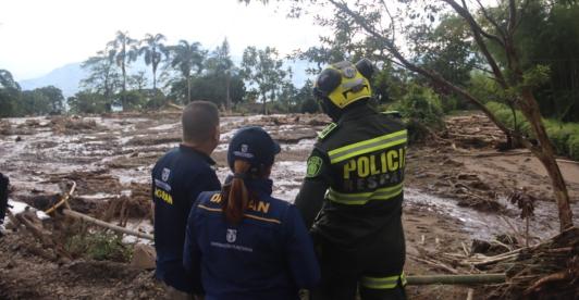 Balance de lluvias y derrumbes en Antioquia. / Foto: X DagranAntioquia.