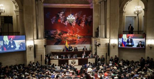 Congreso aprobó la reforma pensional. / Foto: AFP.