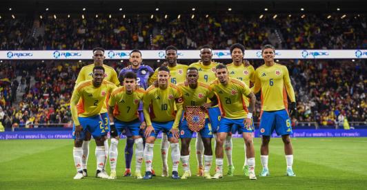 Selección Colombia vs Rumania