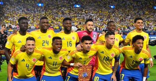 Equipo titular de la Selección Colombia, final Copa América 2024