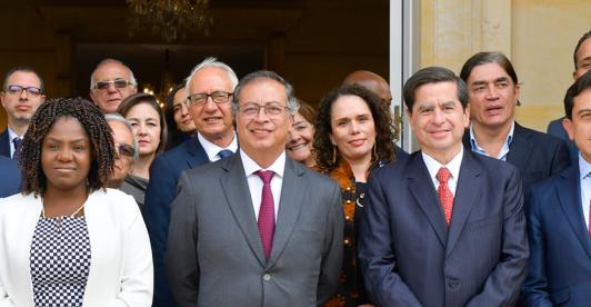 Logros de la economía colombiana por Gustavo Petro en discurso. / Foto: Presidencia de la República.