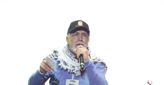 Raouf Almalki, embajador de Palestina, en concierto de la Esperanza. 