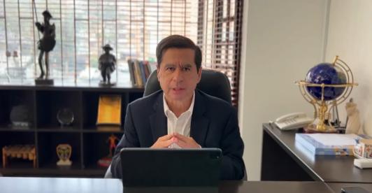 Juan Fernando Cristo. Captura de pantalla tomada de X: @CristoBustos.
