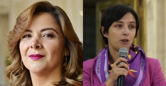 Jhenifer Mojica y Martha Carvajalino. / Foto: minagricultura.