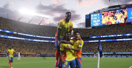 Colombia en la Copa América 2024. / Foto: AFP.