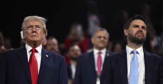 Donald Trump y J.D Vance para la presidencia de Estados Unidos. / Foto: AFP.