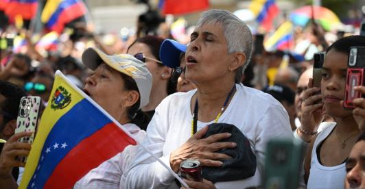 Estados Unidos apoya mediación de México, Brasil y Colombia para superar la crisis política en Venezuela