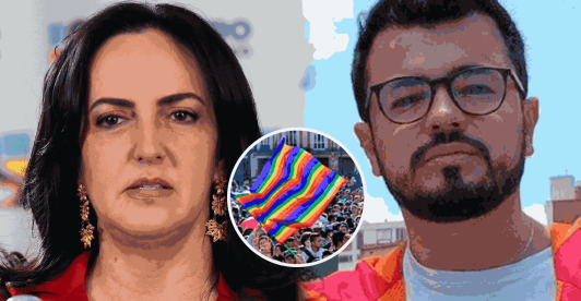 Senadora Maria Fernanda Cabal y superintendente de Salud, Luis Carlos Leal