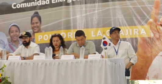 Alianza colombo-coreana para comunidad energética en La Guajira. / Foto: X InfoPresidencia.