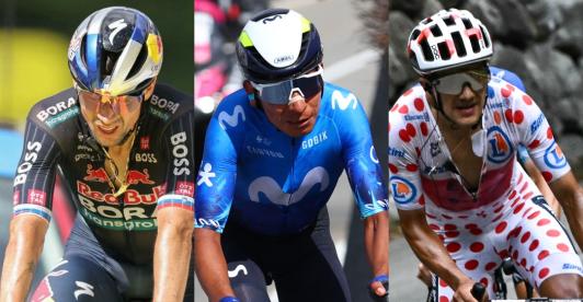 Ciclistas favoritos a ganar la Vuelta a España. / Fotos: AFP.