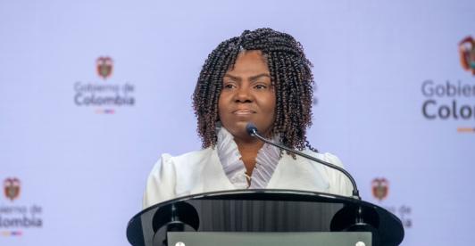 Ministra de la Igualdad y vicepresidenta Francia Márquez. / Foto: Presidencia de la República.