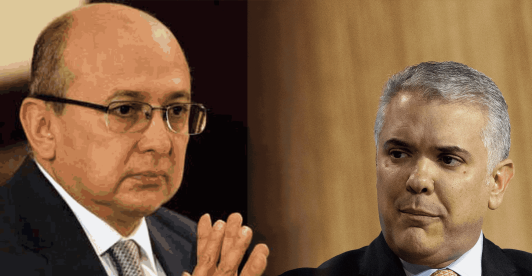 Ex fiscal Luis Eduardo Montealegre y ex presidente Iván Duque