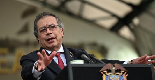 Presidente Petro revela reforma económica como “propuesta confidencial” al el ELN tras señalamientos. / Foto: AFP.