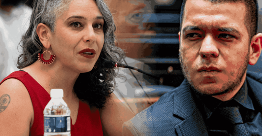 Los senadores María José Pizarro y Jota Pé Hernández