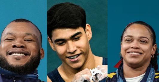 Yeison López, Ángel Barajas y Mari Leivis Sánchez