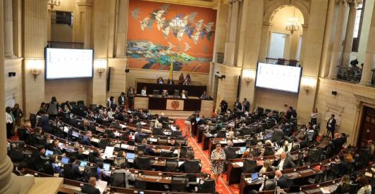 Senador Inti Asprilla denunció ausentismo. / Foto: X Senado.