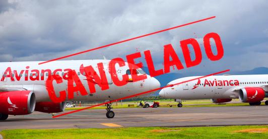 Avianca canceló 26 vuelos