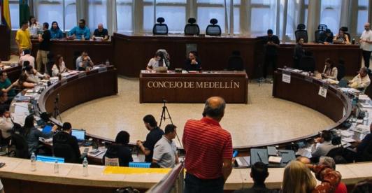 Concejo de Medellín venta de acciones Tigo-Une. / Foto: Concejo de Medellín.
