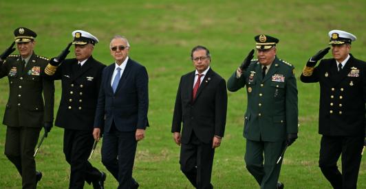Sector defensa en dos años de gobierno de Gustavo Petro. / Foto: AFP.