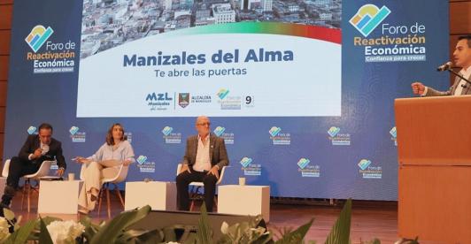 Foro de reactivación económica en Colombia. / Foto: Info Presidencia.