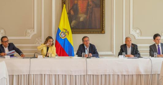 Gobierno y Asobancaria sobe inversiones forzosas. / Foto: Infopresidencia.
