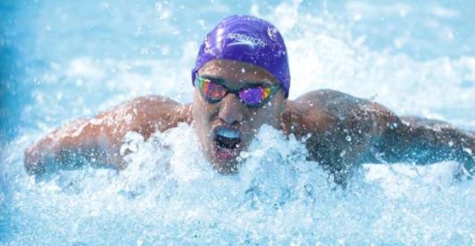 Carlos Daniel Serrano, para nadador colombiano. / Foto:  Juegos Parapanamericanos Santiago 2023.
