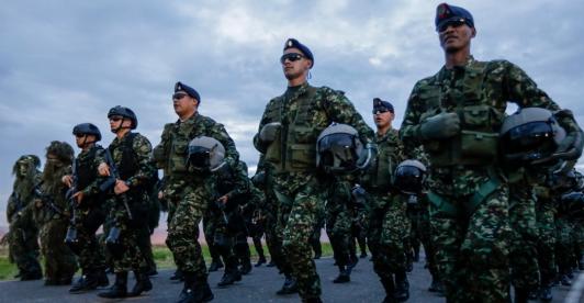 Servicio social para la paz con decreto reglamentario. / Foto: AFP.