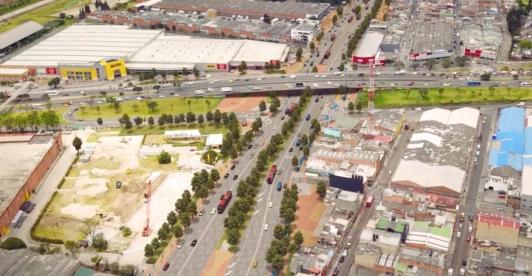 Obras por la Avenida 68 en Bogotá presentan graves retrasos; se entregaría hasta 2027