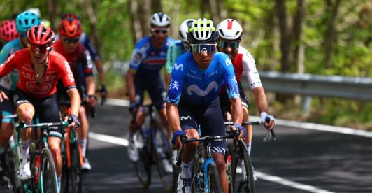 Ciclistas colombianos en la Vuelta a España 2024. / Foto: AFP.