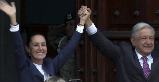 Manuel López Obrador y Claudia Sheinbaum