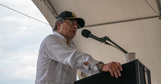 Gustavo Petro plantea un enfoque estructural para solucionar la crisis del agua en Bogotá