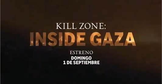 Portada del documental "The Killing Zone- Inside of Gaza"