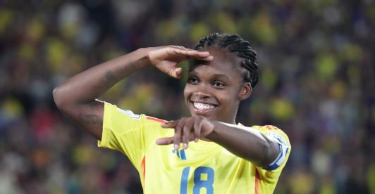 Linda Caicedo, jugadora de la Selección Colombia Femenina