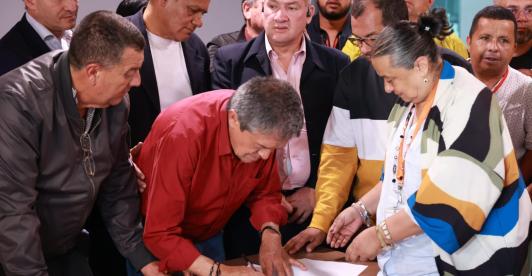 Acuerdo entre camioneros y el Gobierno Nacional