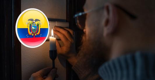 Apagón de  8 horas en Ecuador