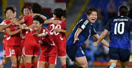 Final en el Mundial Femenino: Corea del Norte vs. Japón. / Fotos: AFP.