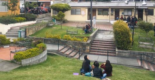 Huelga de hambre de estudiantes de la Universidad Colegio Mayor de Cundinamarca. / Foto: Facebook Universidad Colegio Mayor de Cundinamarca.