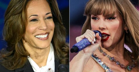 Taylor Swift anunció su voto por Kamala Harris en elecciones de EE.UU. / Foto: AFP.