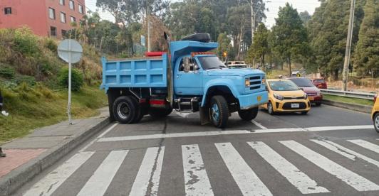 Continúa el paro camionero en Colombia. / Foto: Radio Nacional de Colombia.