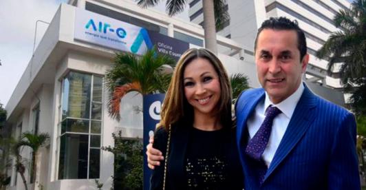 Alberto Velilla y su esposa Darcy Quinn