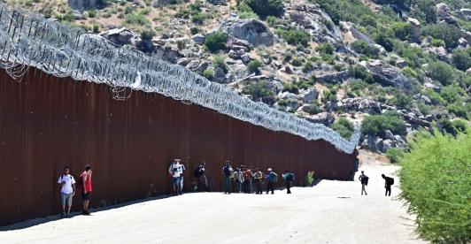 Frontera de Estados Unidos con México, lugar donde ingresa el mayor flujo de colombianos ilegales a EE.UU.