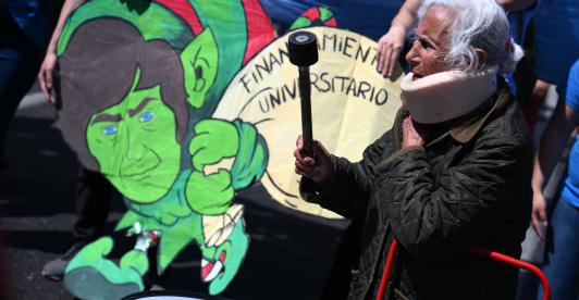 Huelga universitaria en Argentina