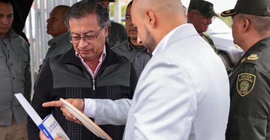 Gustavo Petro en Carmen del Viboral
