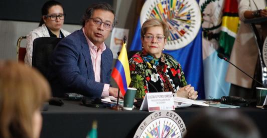 Gustavo Petro en la Conferencia Interamericana de Ministras y Ministros de Trabajo