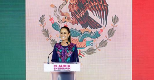 Posesión de Claudia Sheinbaum en México. / Foto: AFP.