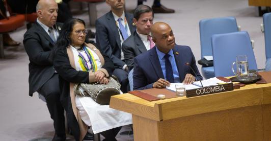 Informe de la ONU sobre implementación de los Acuerdos de Paz en Colombia.